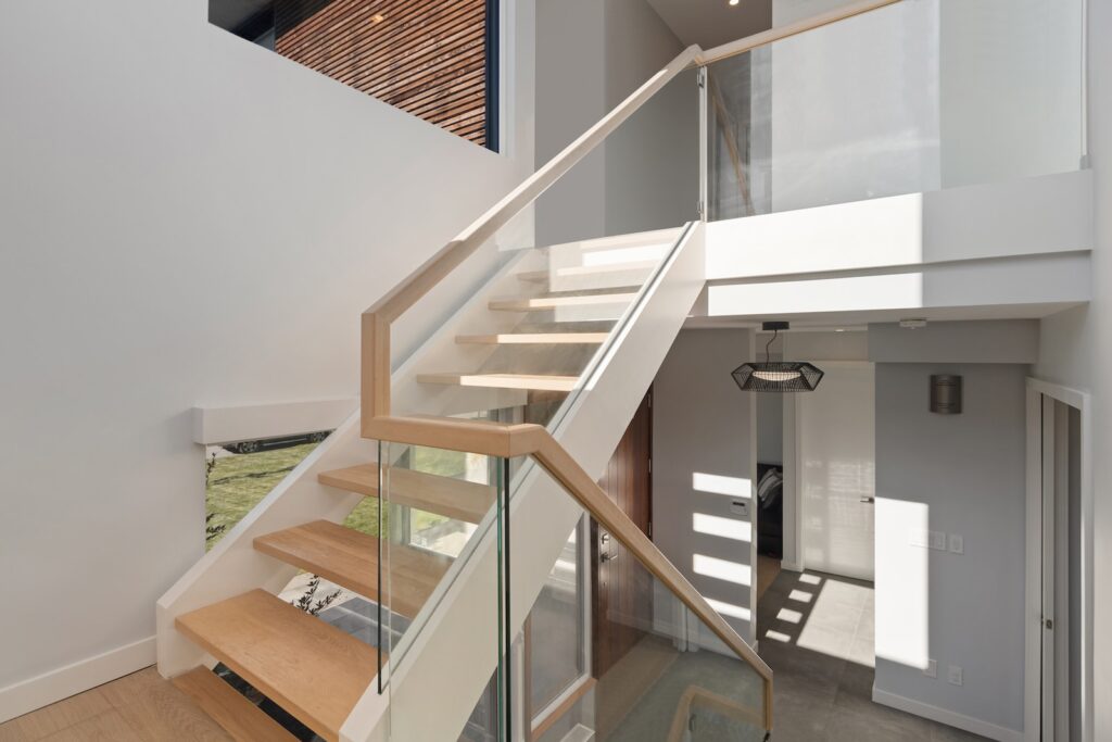 a staircase in a house