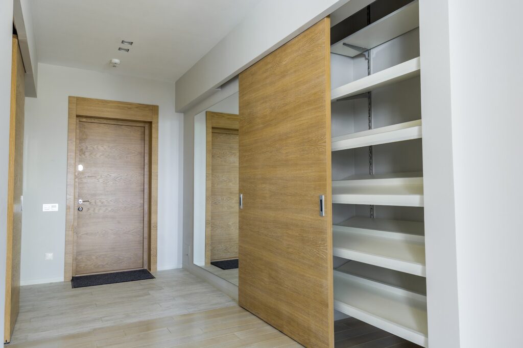 An Empty Walk-In Closet